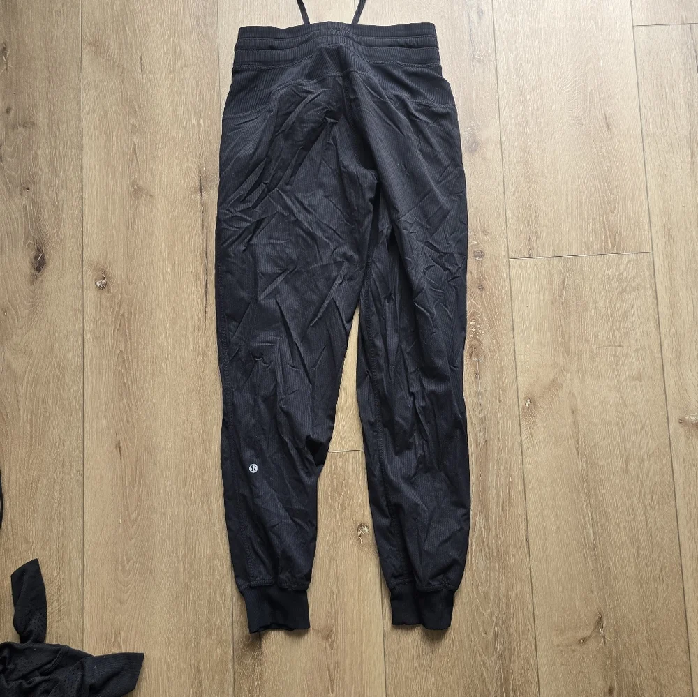 Lululemon Dance Studio Mid Rise Jogger Full Length Black Night Square Dot